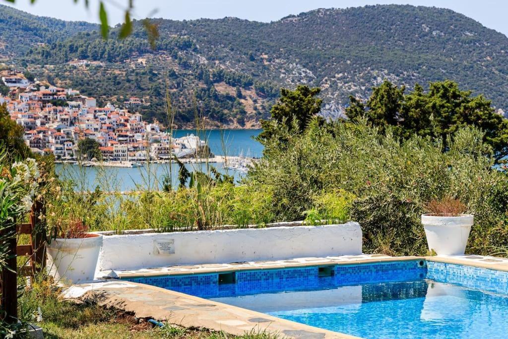 Villa Rodia With Swimming Pool On Skopelos Island Экстерьер фото