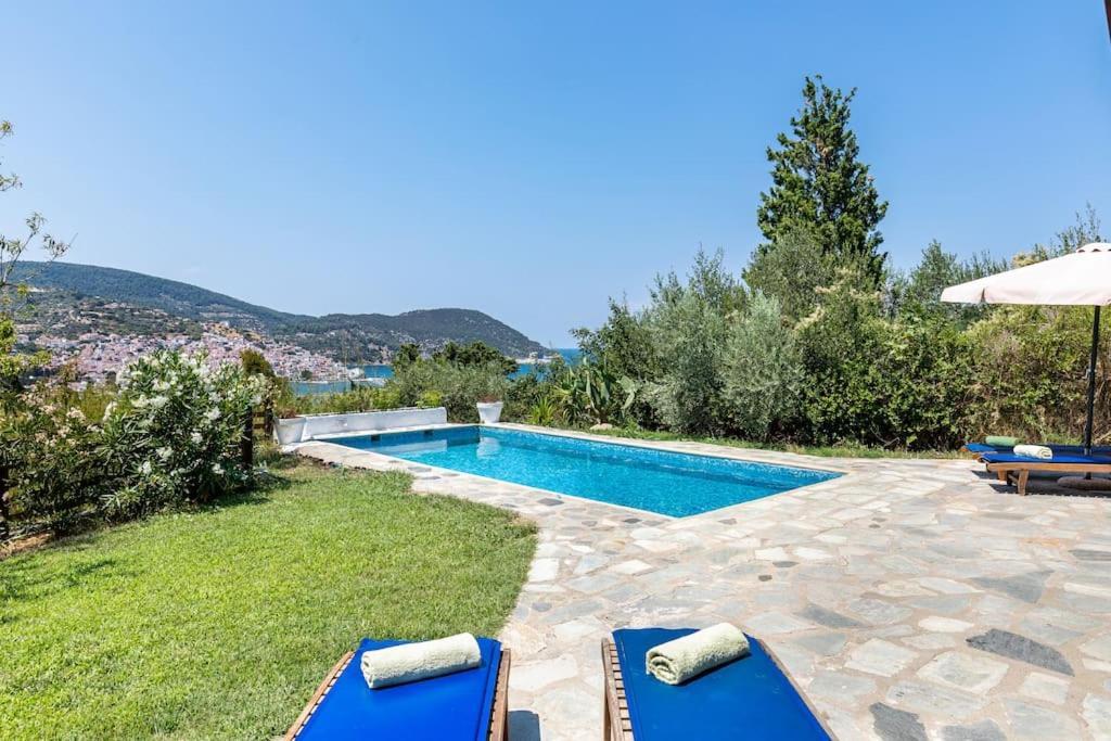 Villa Rodia With Swimming Pool On Skopelos Island Экстерьер фото