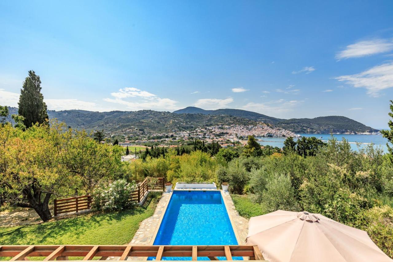 Villa Rodia With Swimming Pool On Skopelos Island Экстерьер фото
