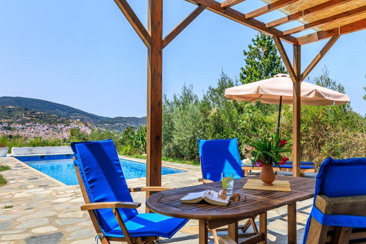 Villa Rodia With Swimming Pool On Skopelos Island Экстерьер фото